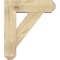 Ekena Millwork Traditional Craftsman Rough Sawn Bracket w/ Offset Brace, Douglas Fir, 8"W x 26"D x 30"H BKT0806X26X30TRA04RDF - alternate 4